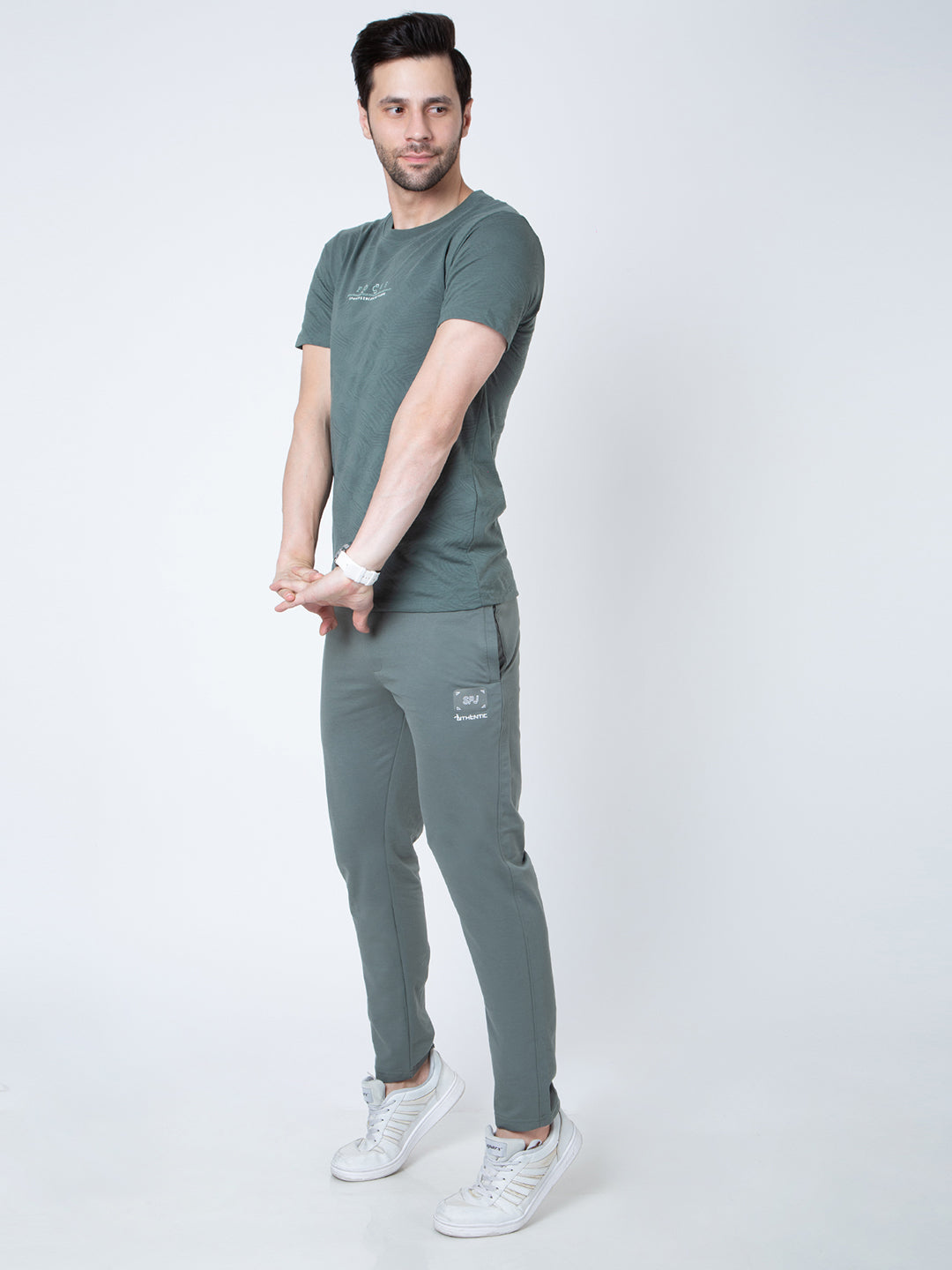 Men Solid Lower Track Pants
