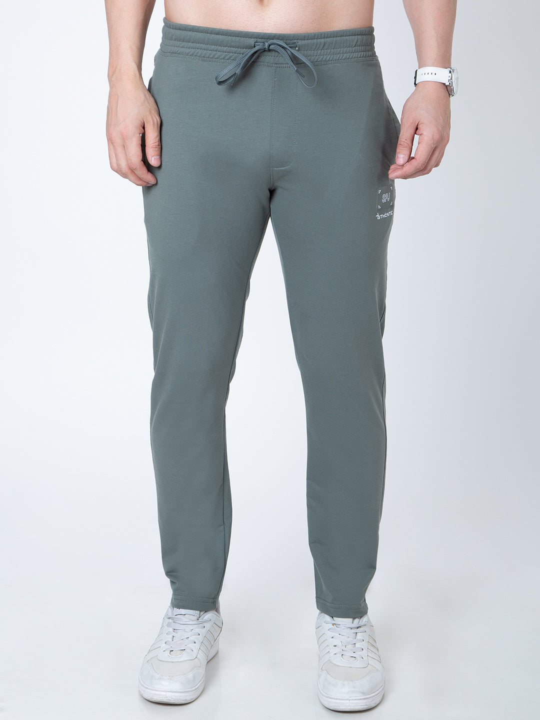 Men Solid Lower Track Pants