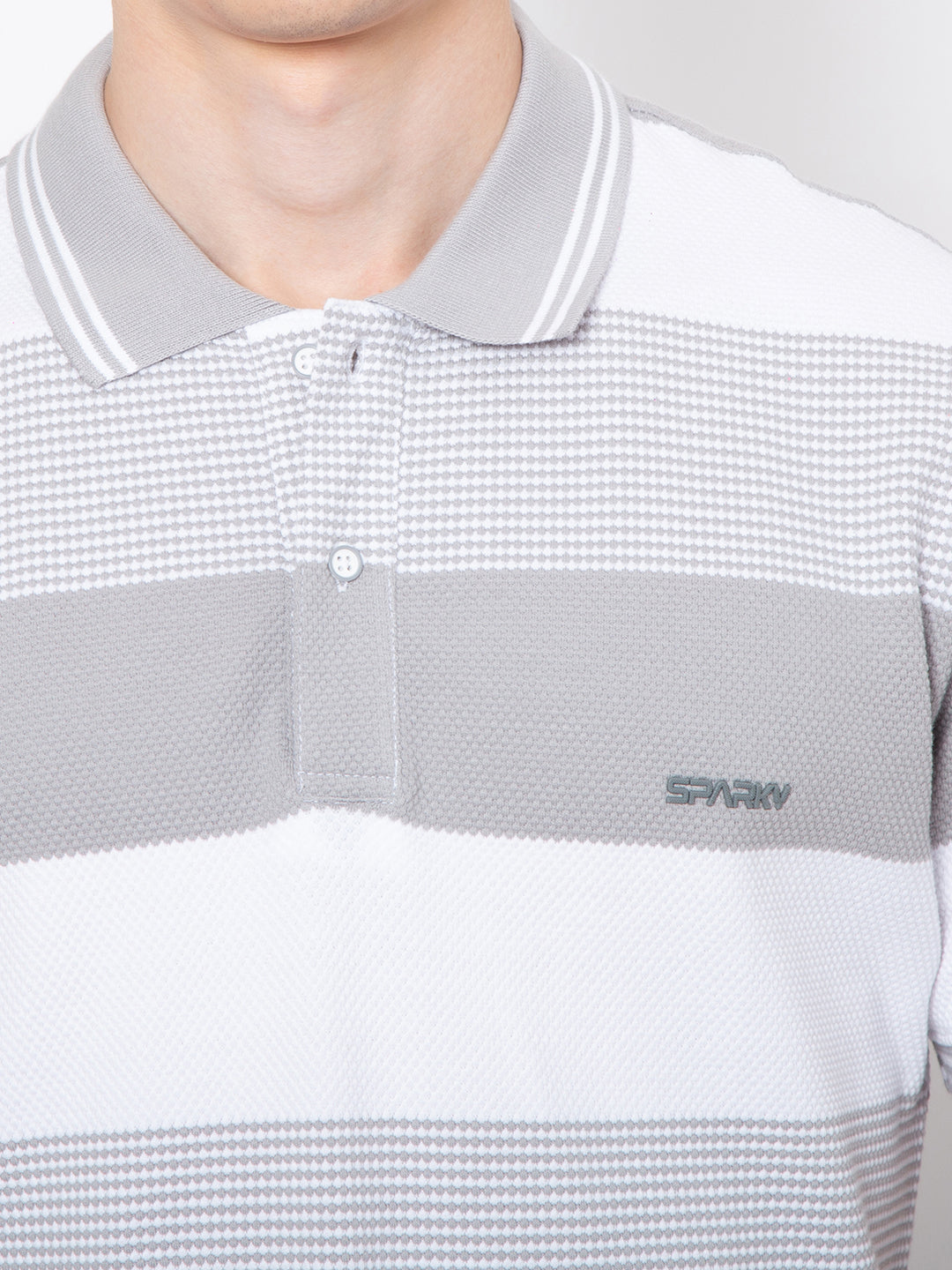 Men Polo Neck Striper T-Shirt
