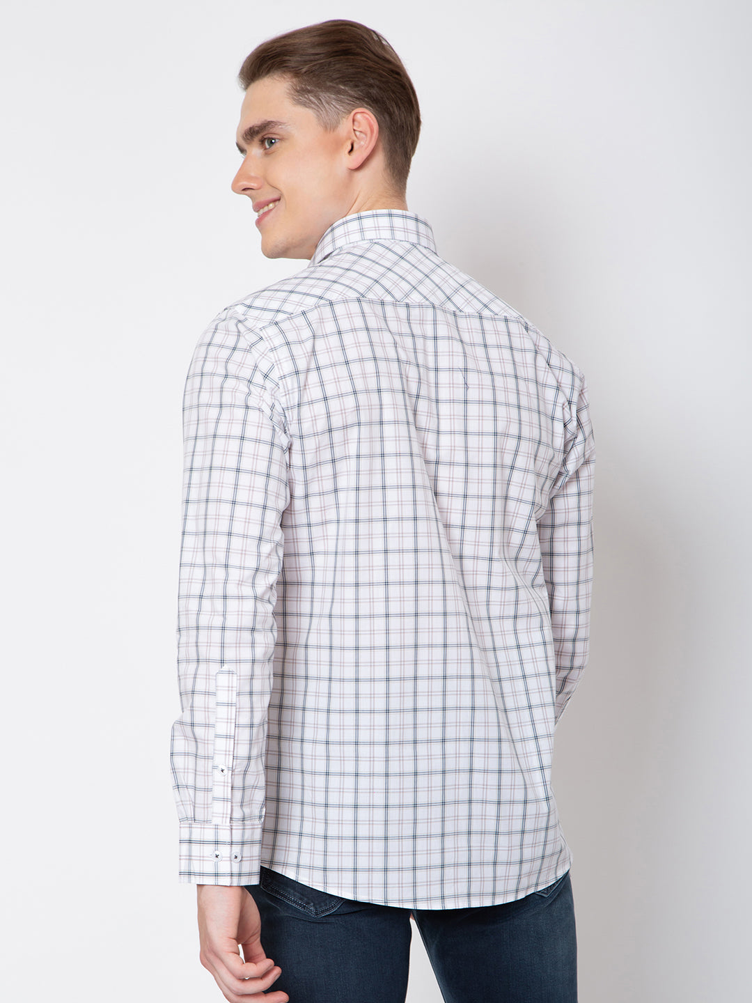 Mens Check Printed Shirt