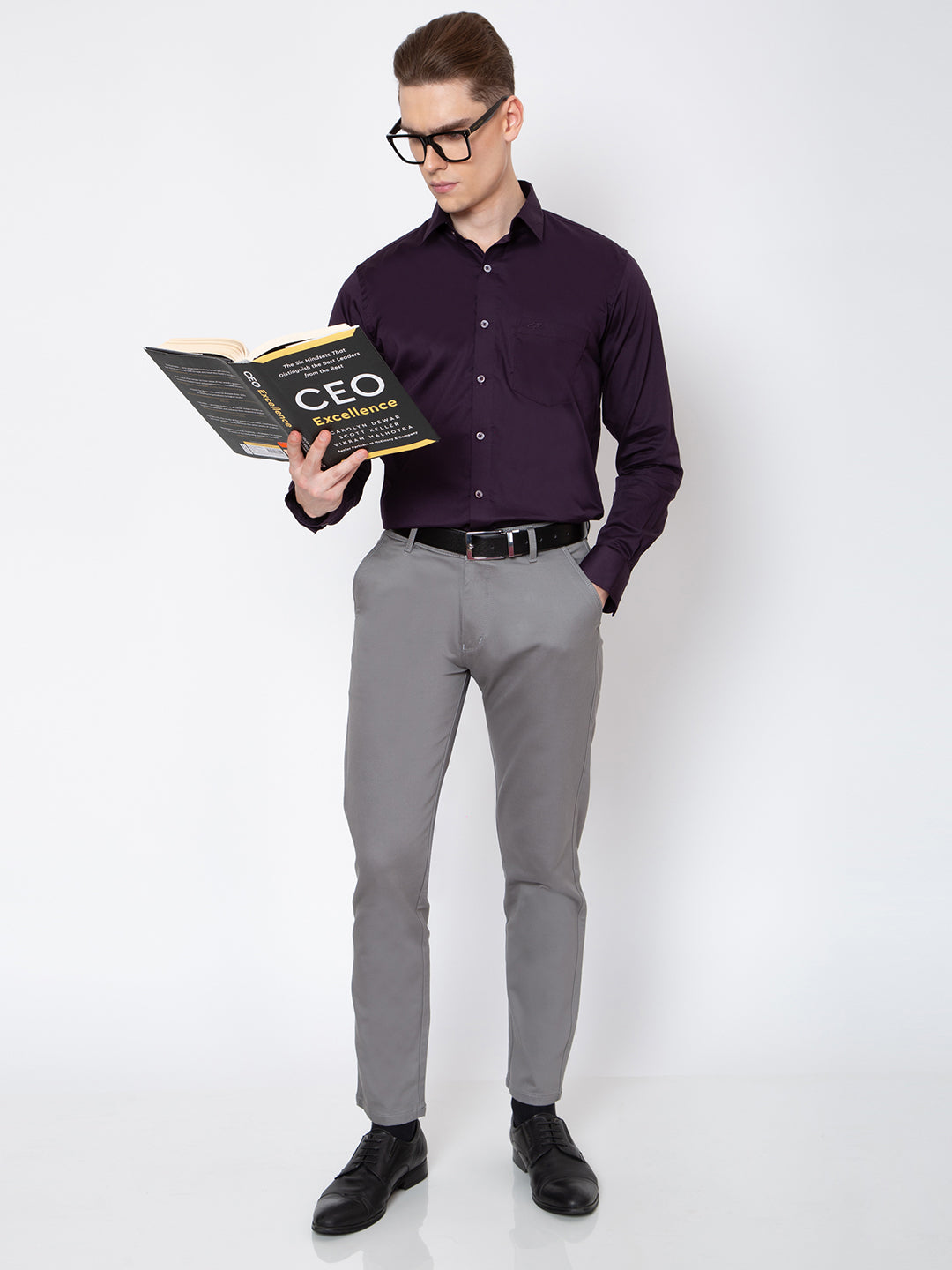 Mens Solid Color Shirt
