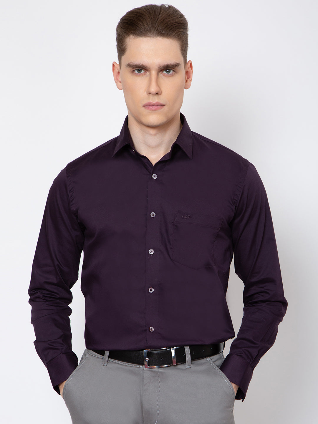 Mens Solid Color Shirt