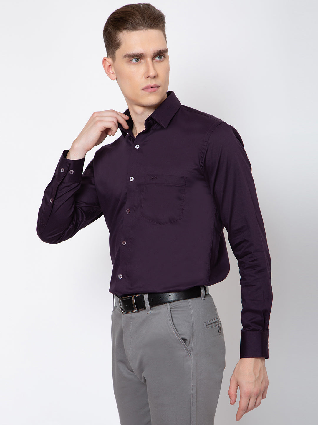 Mens Solid Color Shirt