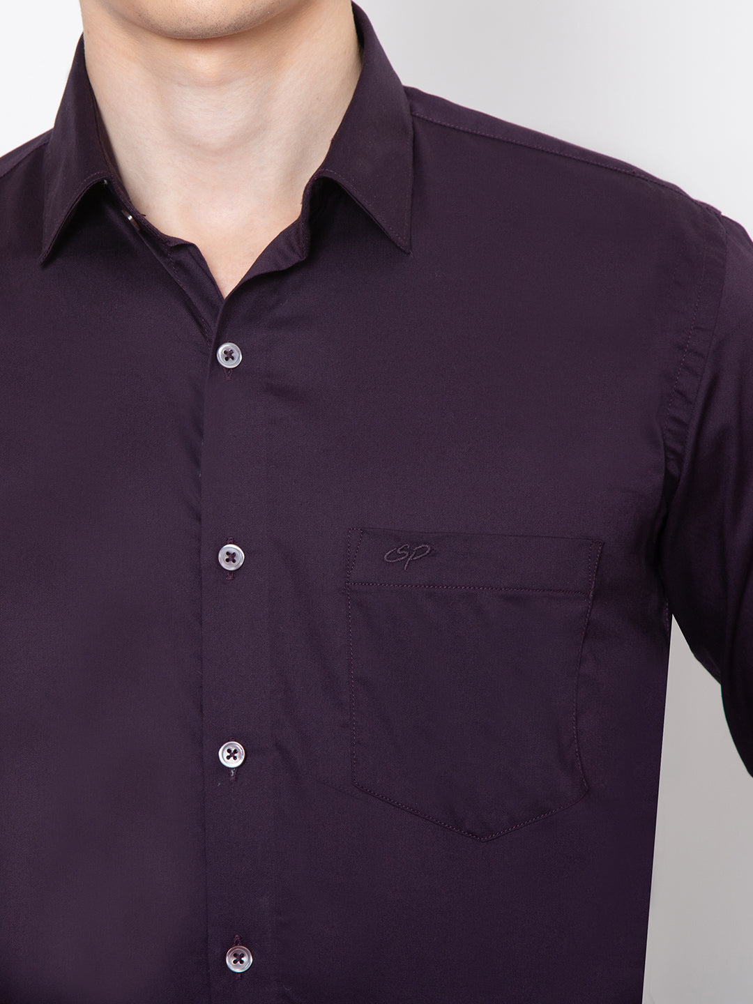 Mens Solid Color Shirt