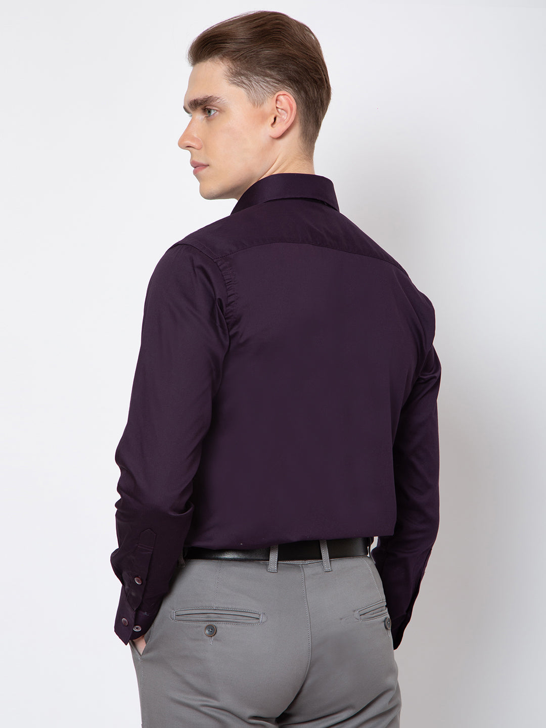 Mens Solid Color Shirt
