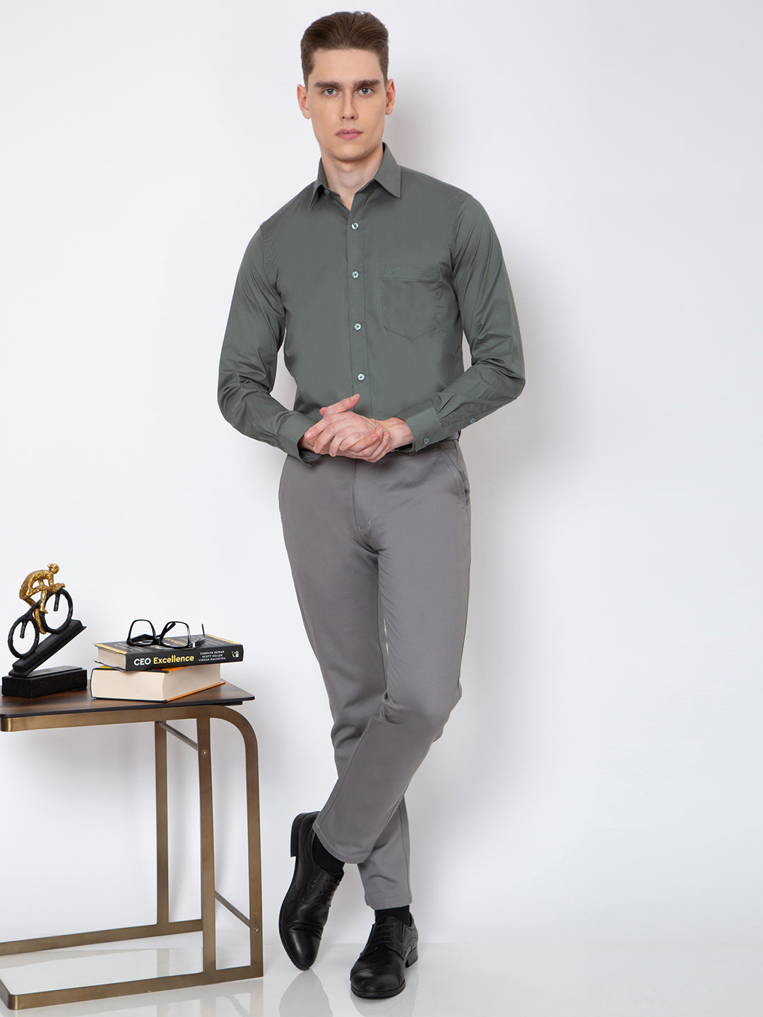 Mens Solid Color Shirt