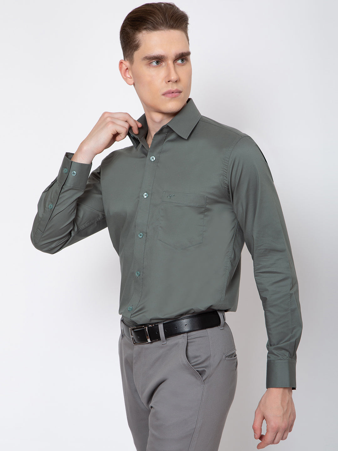 Mens Solid Color Shirt