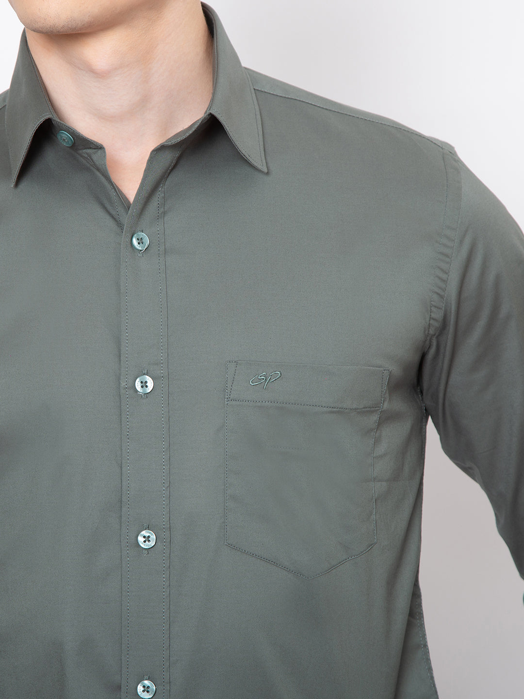 Mens Solid Color Shirt