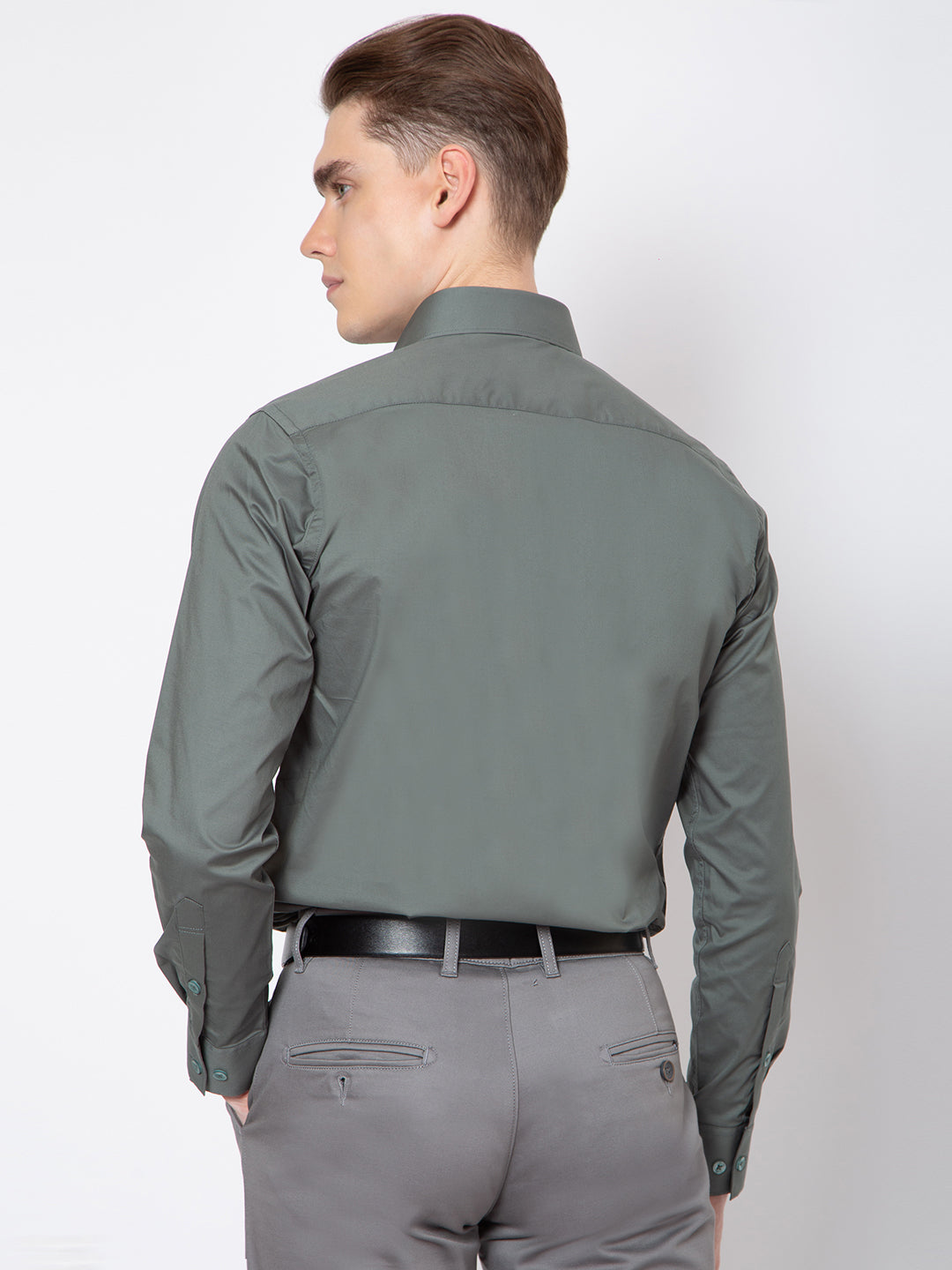 Mens Solid Color Shirt