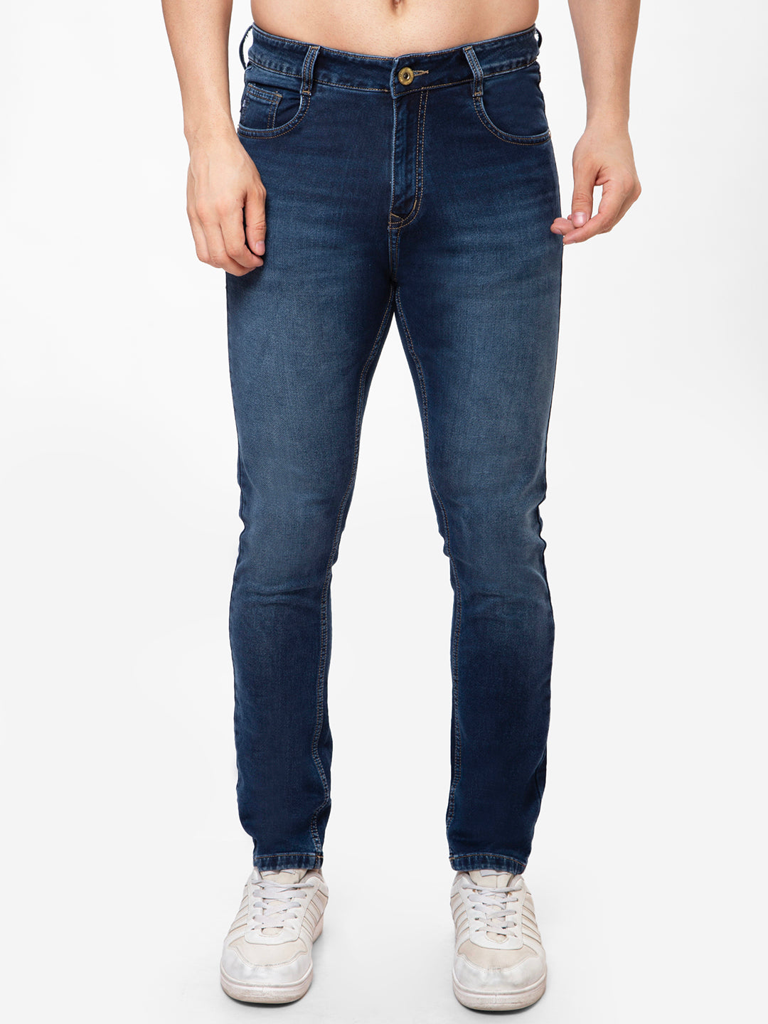Men Blue Narrow Fit Denim