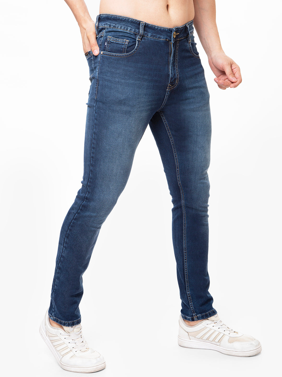 Men Blue Narrow Fit Denim