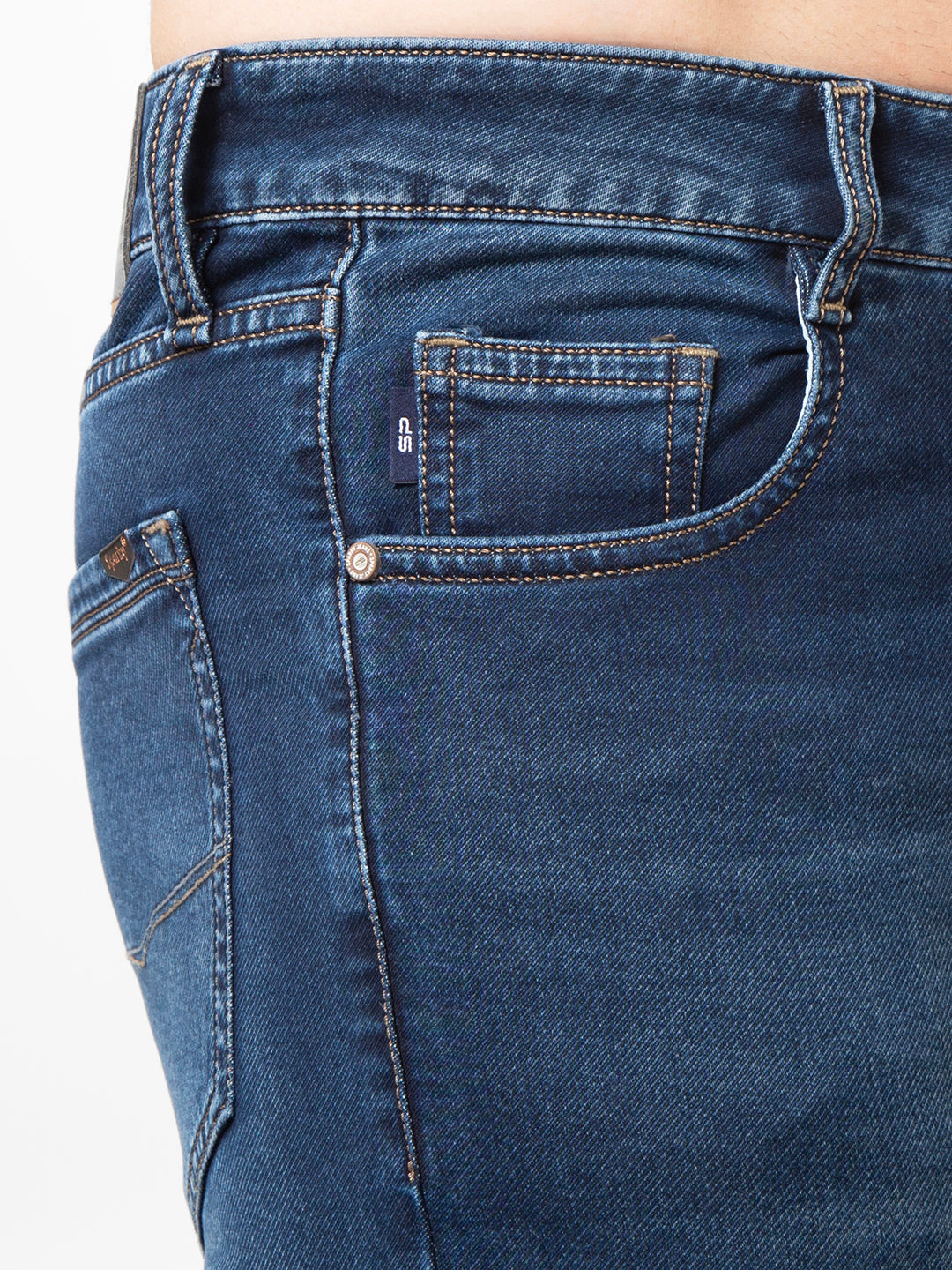 Men Blue Narrow Fit Denim