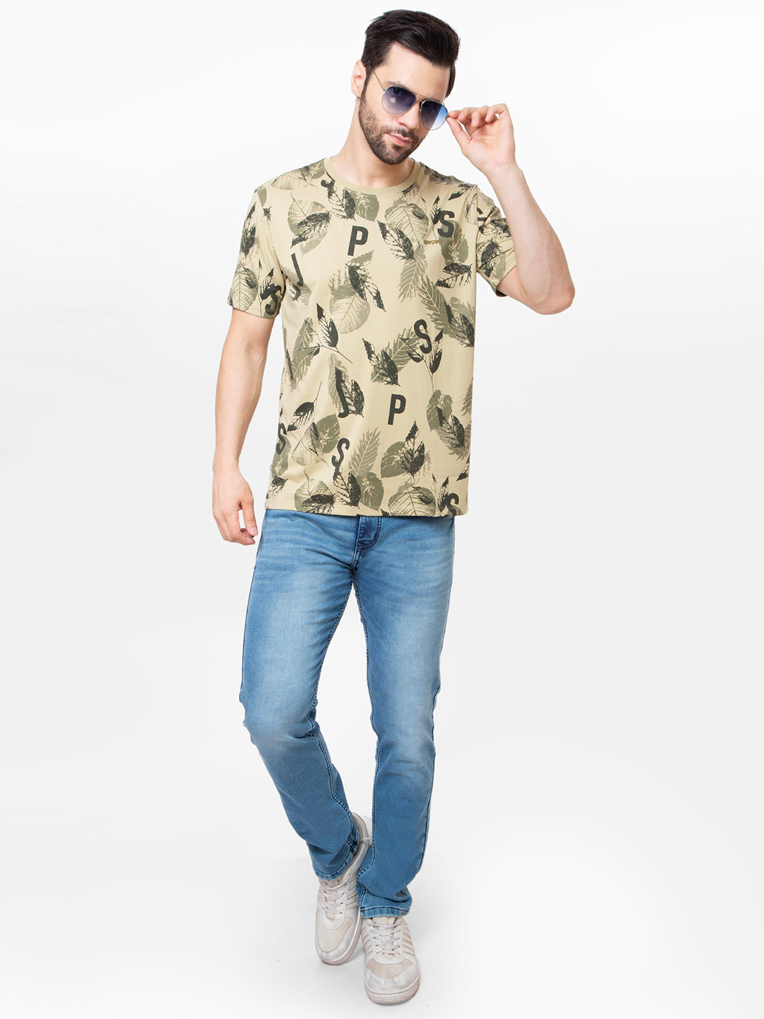 Men Light Blue Slim Fit Denim