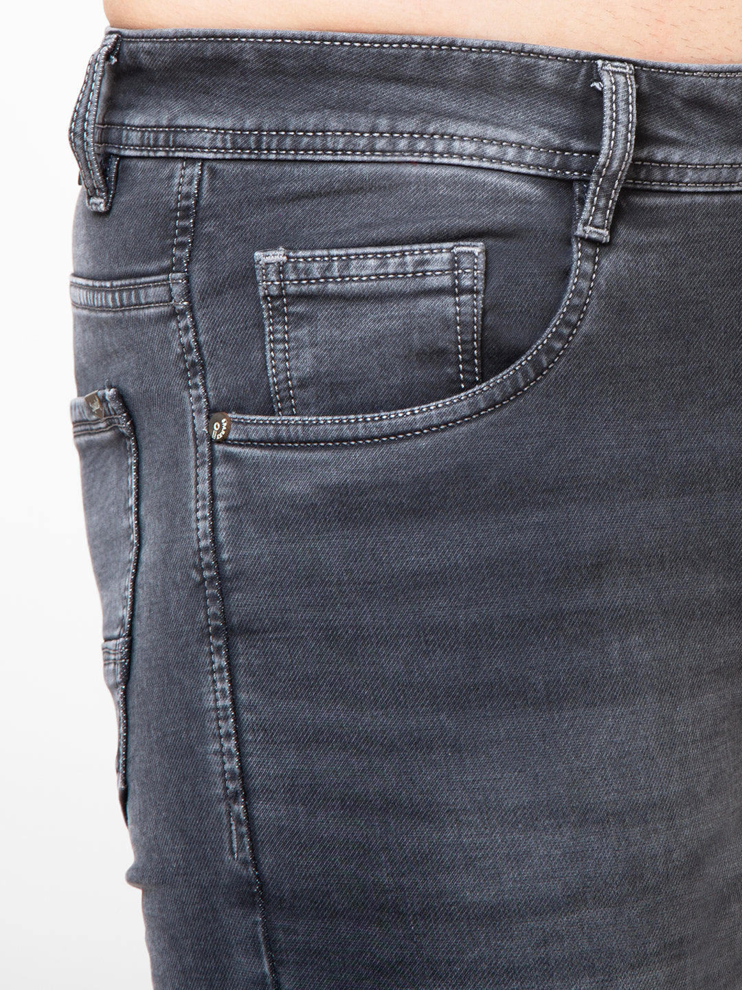 Men Dark Blue Slim Fit Denim