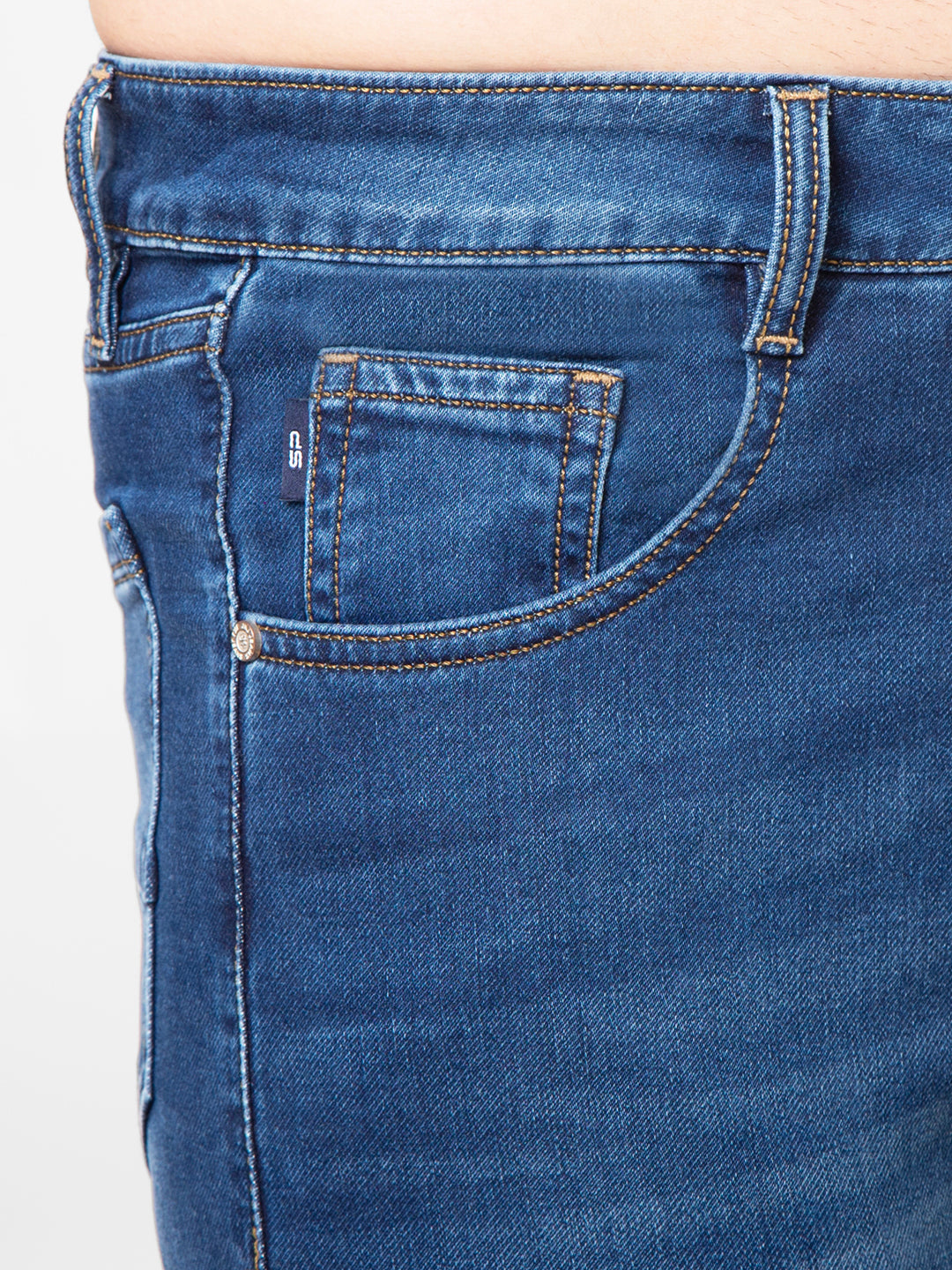 Men Blue Narrow Fit Denim