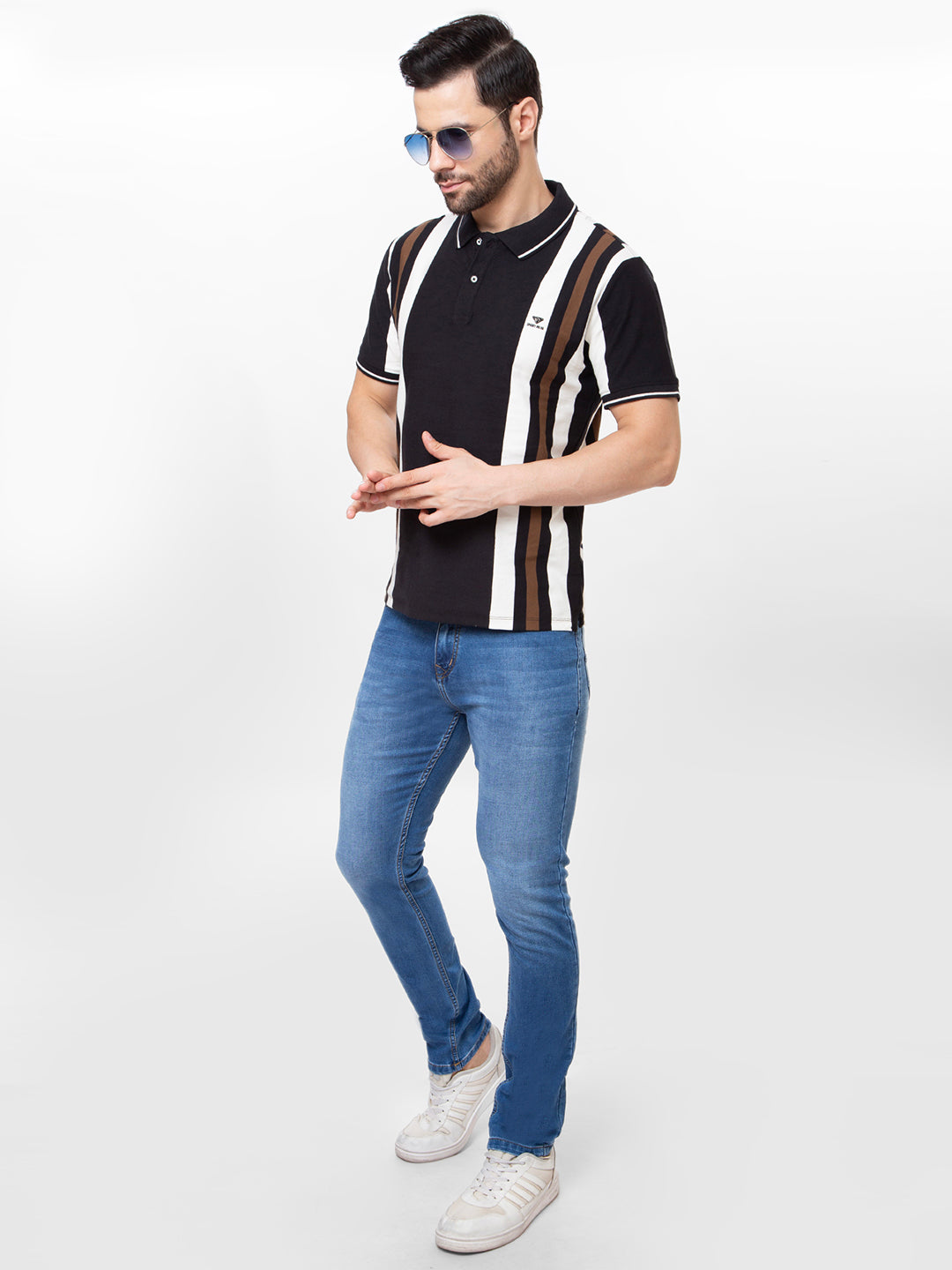 Men Light Blue Narrow Fit Denim