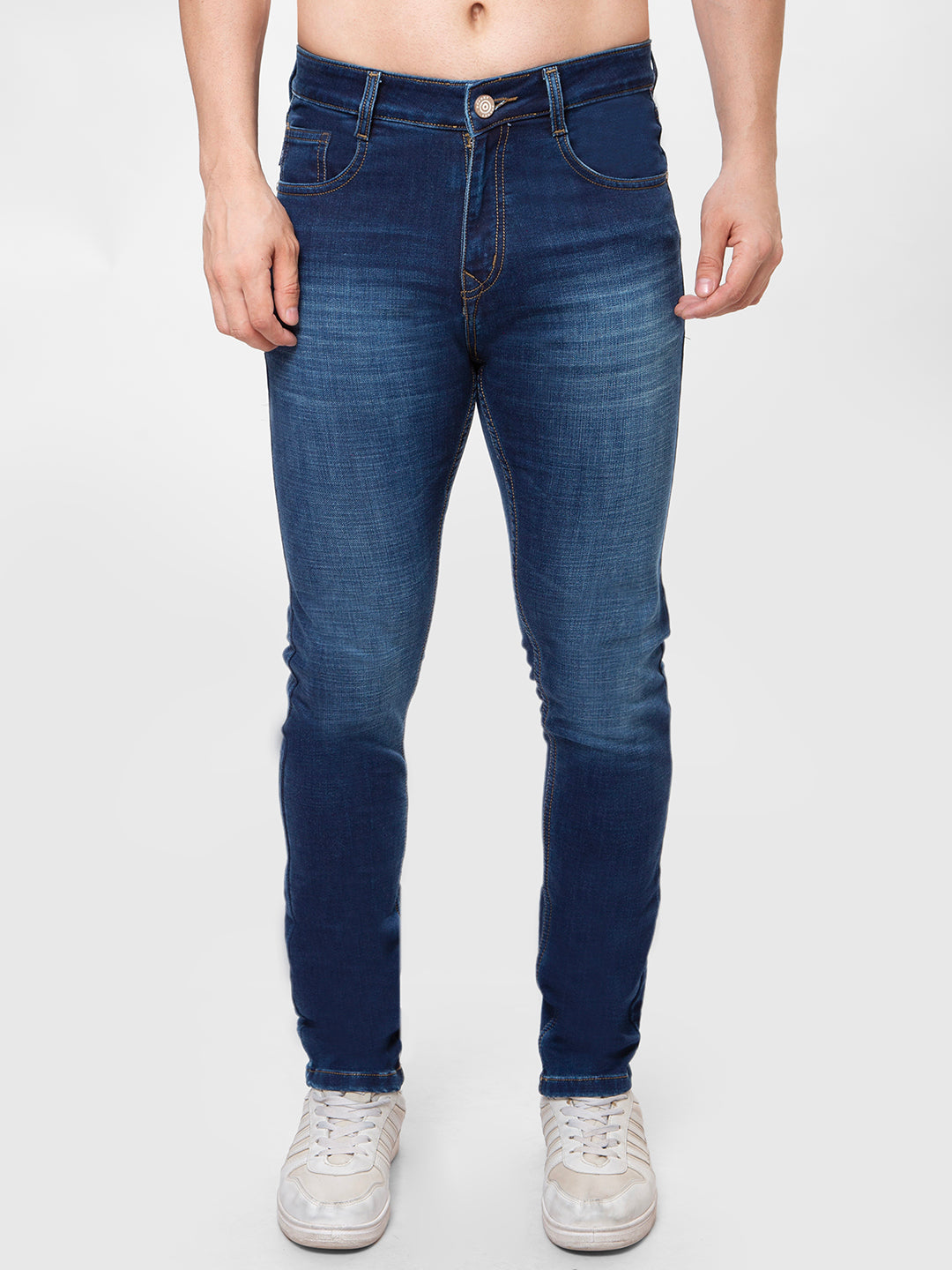Men Blue Narrow Fit Denim