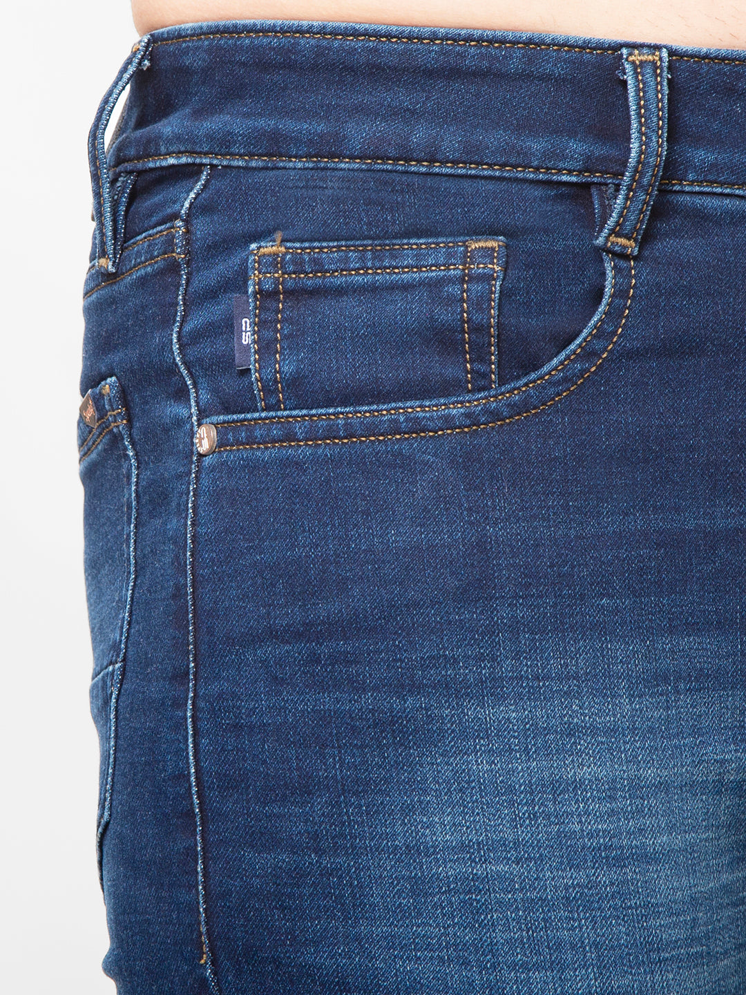 Men Blue Narrow Fit Denim