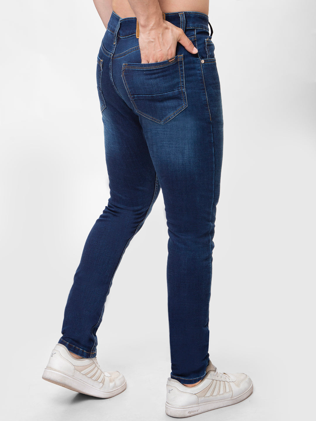 Men Blue Narrow Fit Denim