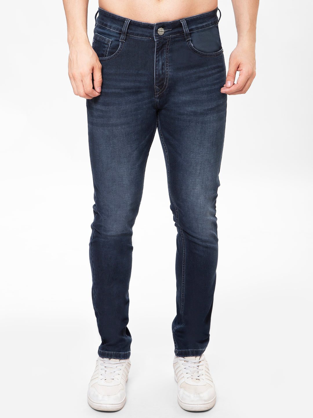 Men Blue Narrow Fit Denim
