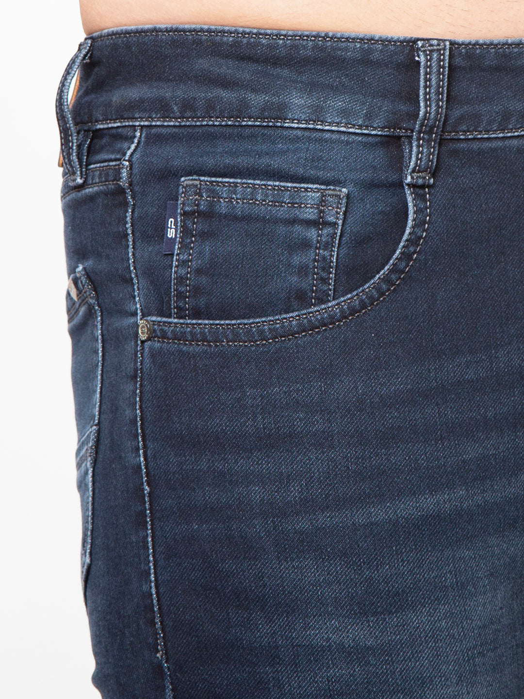 Men Blue Narrow Fit Denim