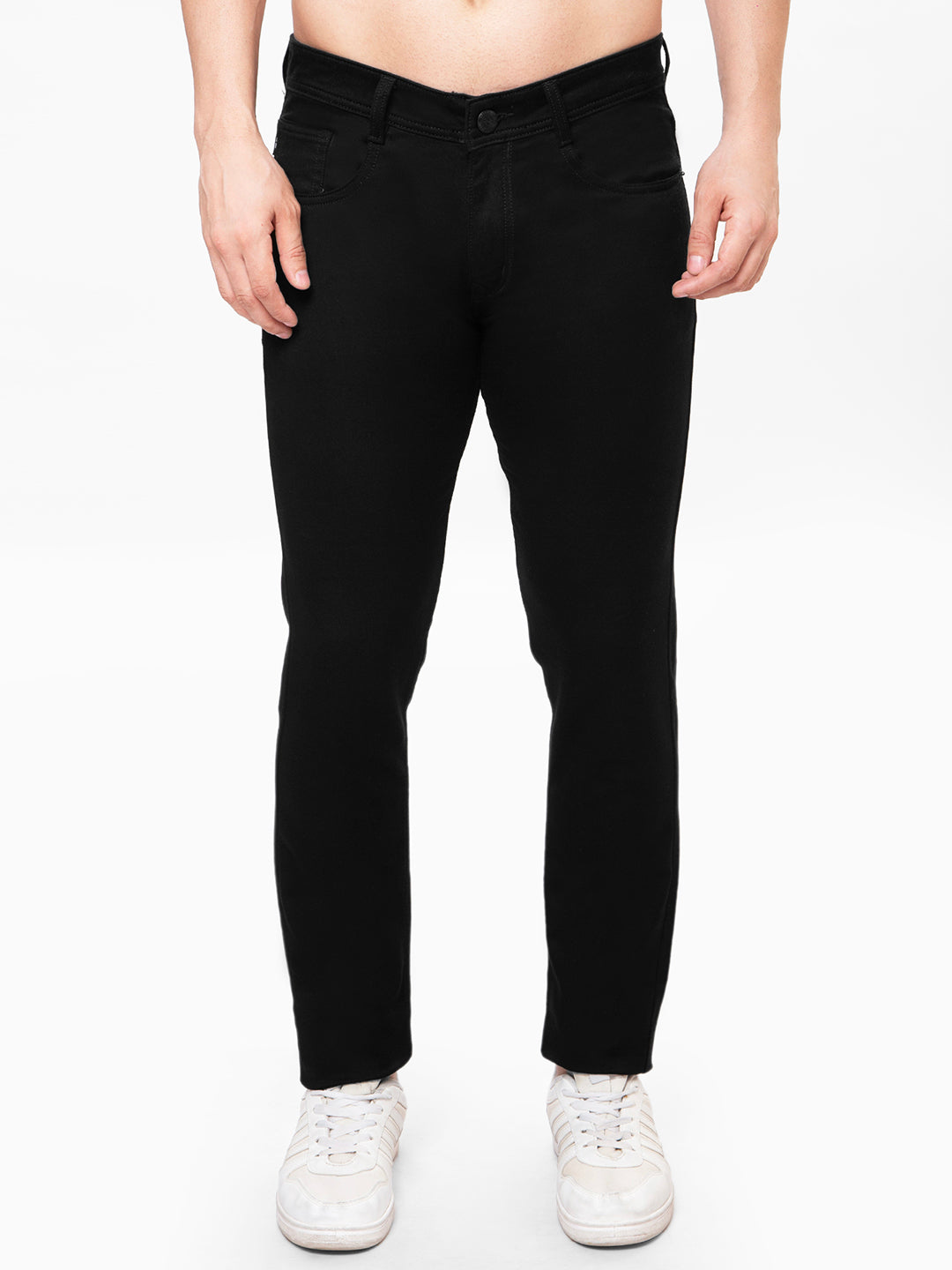 Men Black Slim Fit Denim