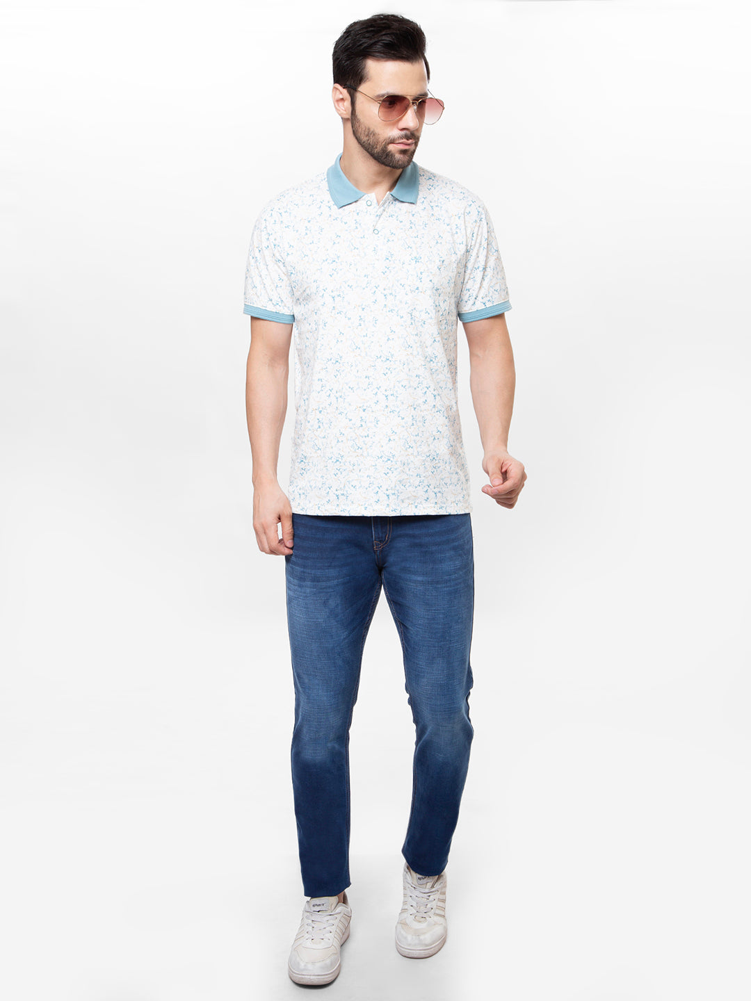Men Blue Narrow Fit Denim