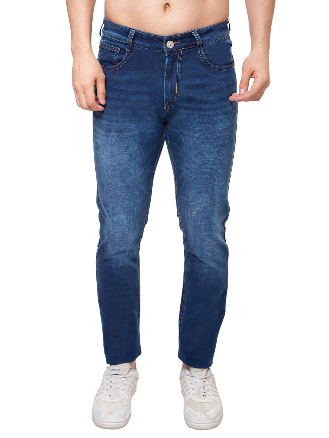 Men Blue Narrow Fit Denim