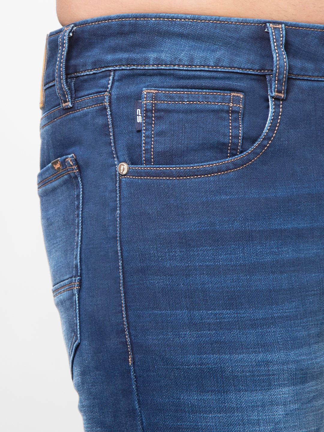 Men Blue Narrow Fit Denim