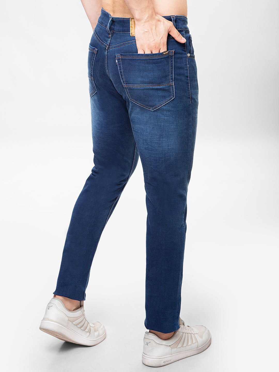 Men Blue Narrow Fit Denim