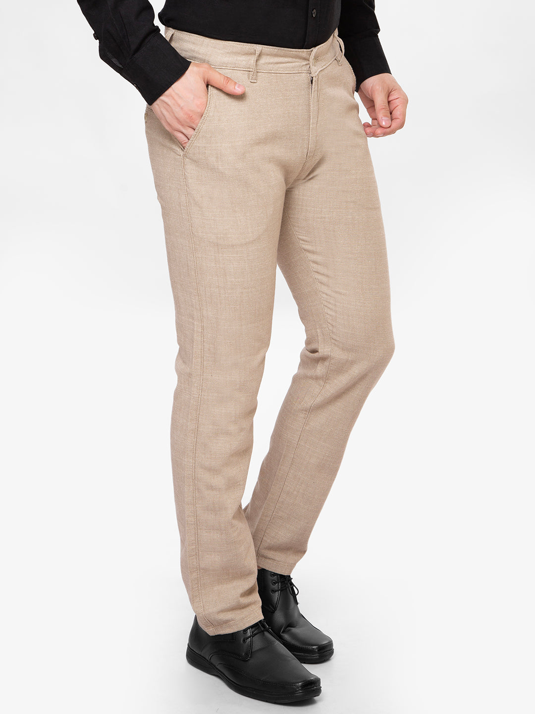 Men Fawn Slim Fit Non Denim