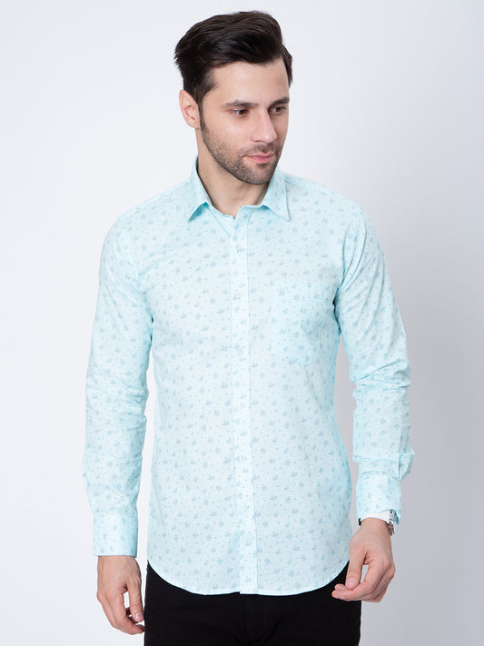 Mens Casual Printed Shirt