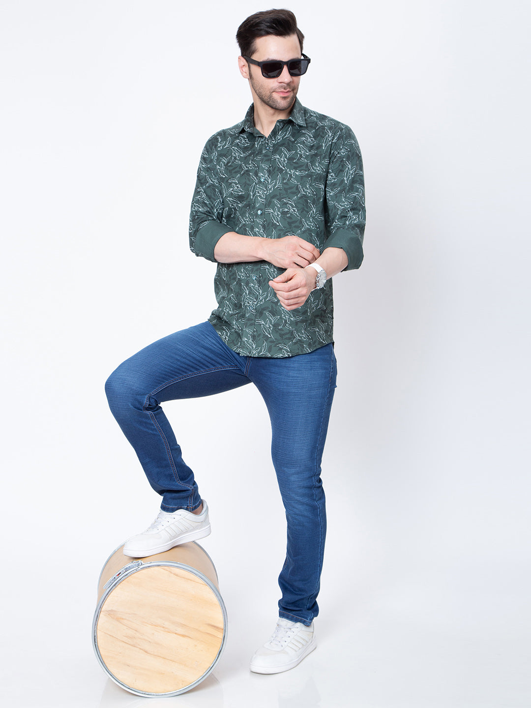 Mens Printed Casual Shirt