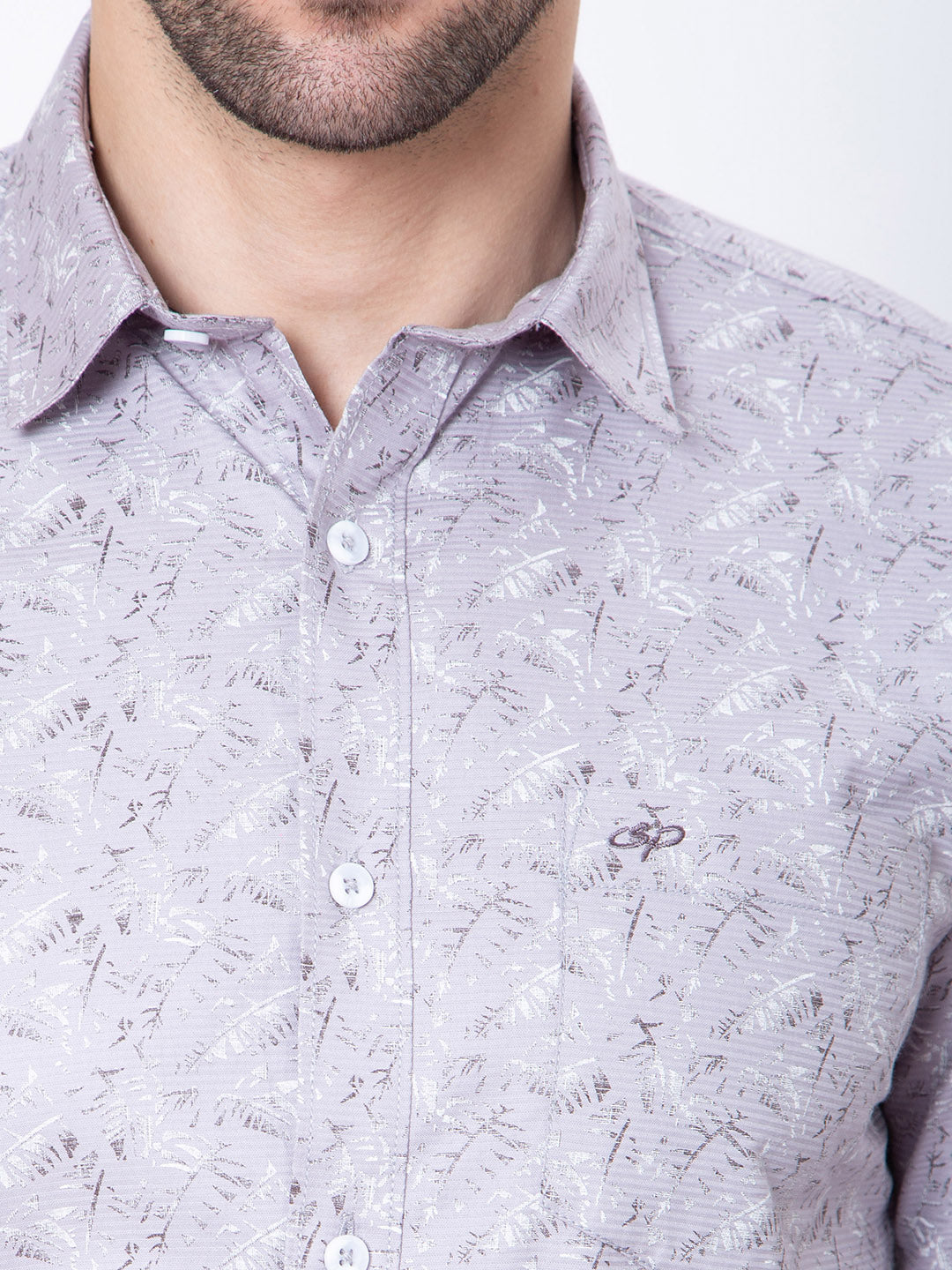 Mens Regular Fit Printed Shirt