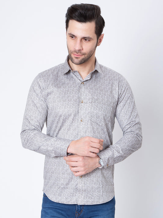 Mens Printed Casual Shirt