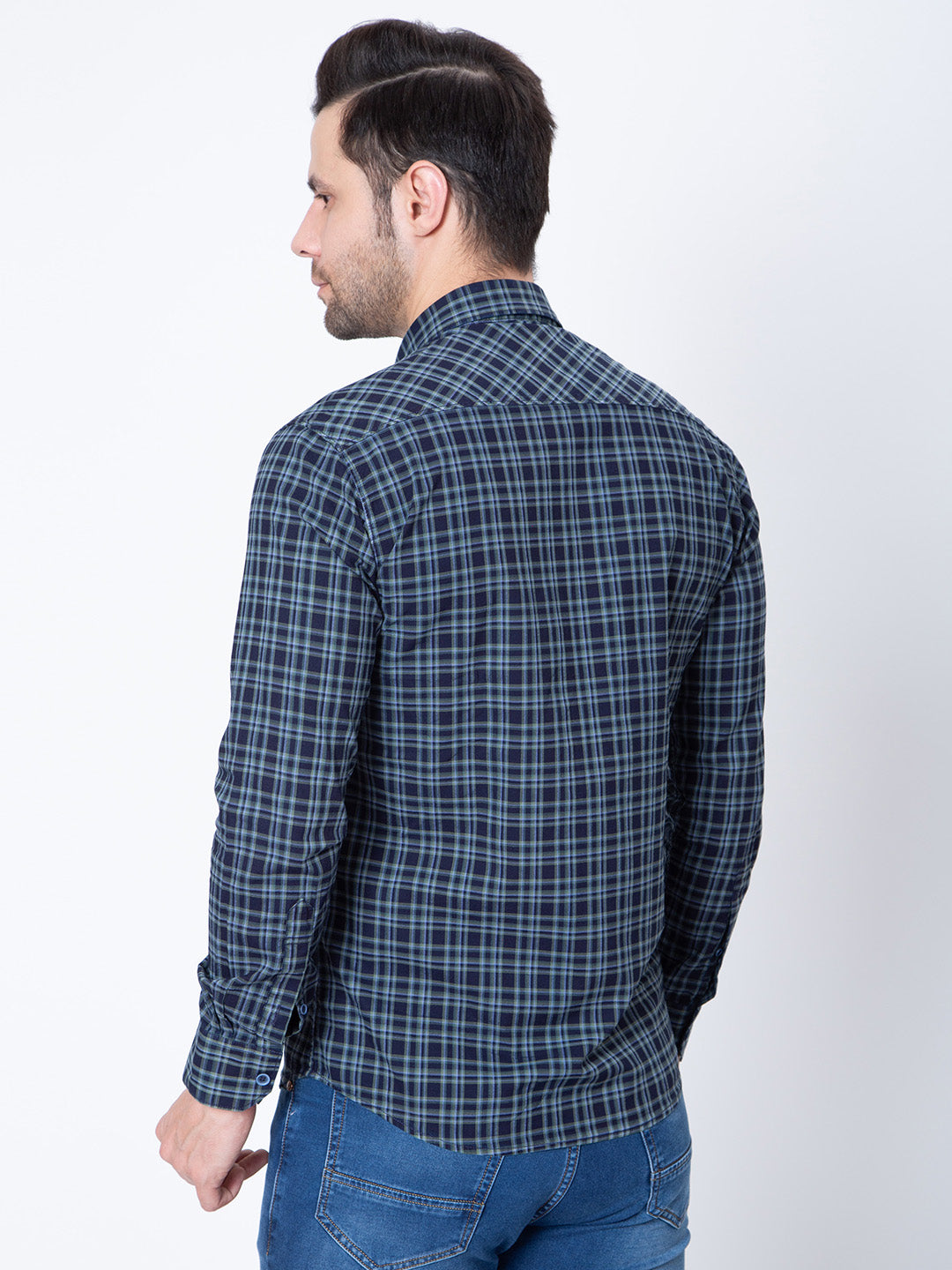Mens  Regular Fit Check Shirt