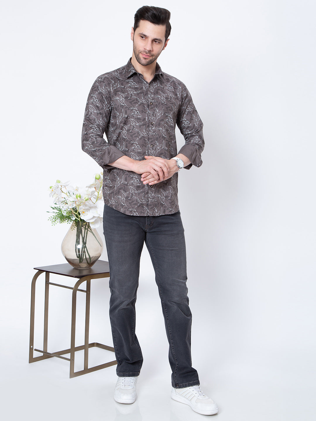 Mens Printed Casual Shirt