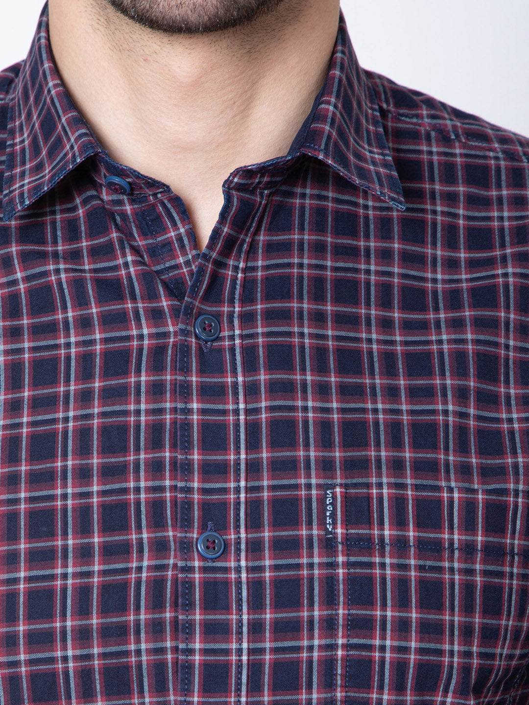 Mens Check Casual Shirt