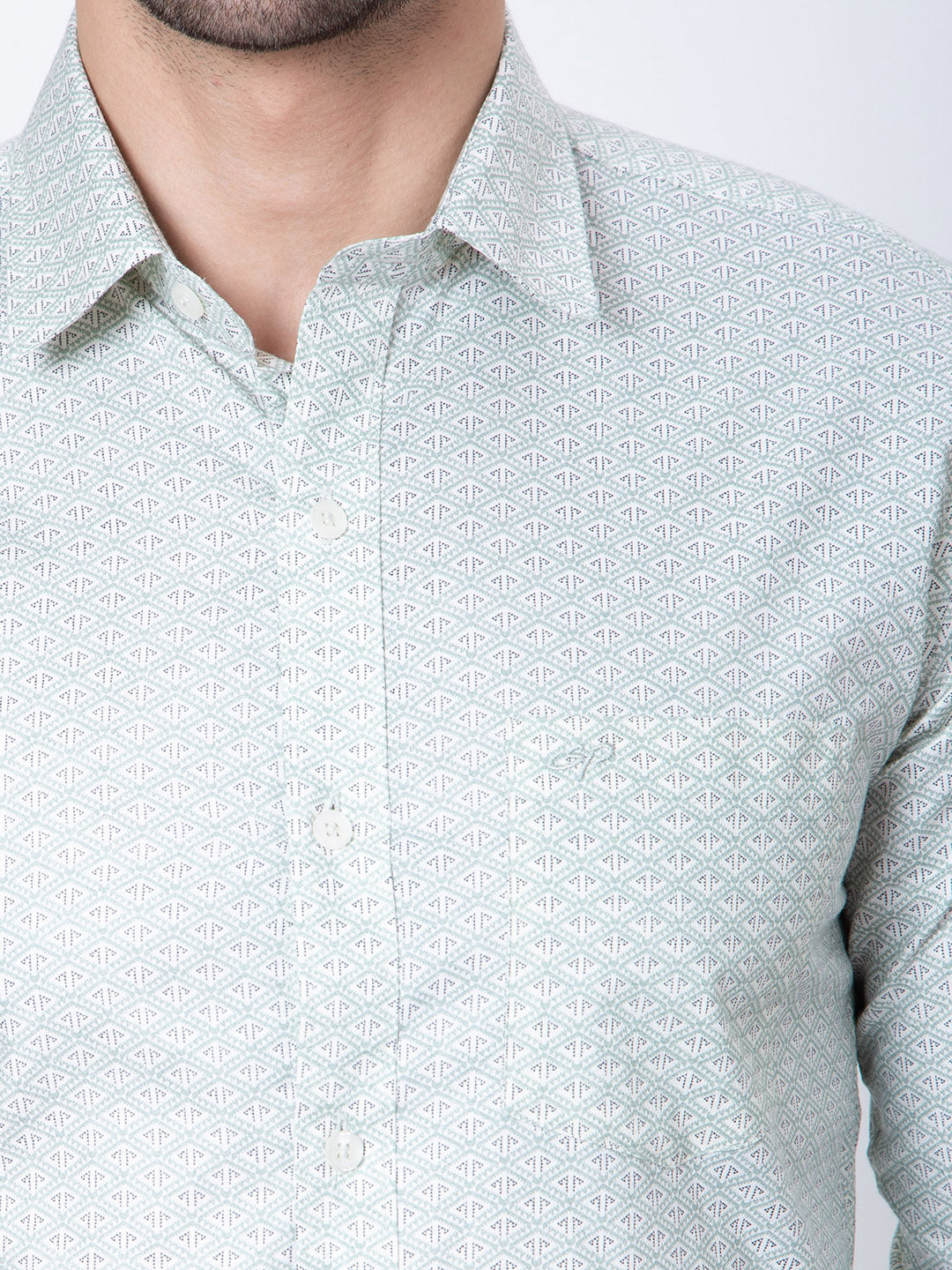 Mens Printed Regular Fit Shirt