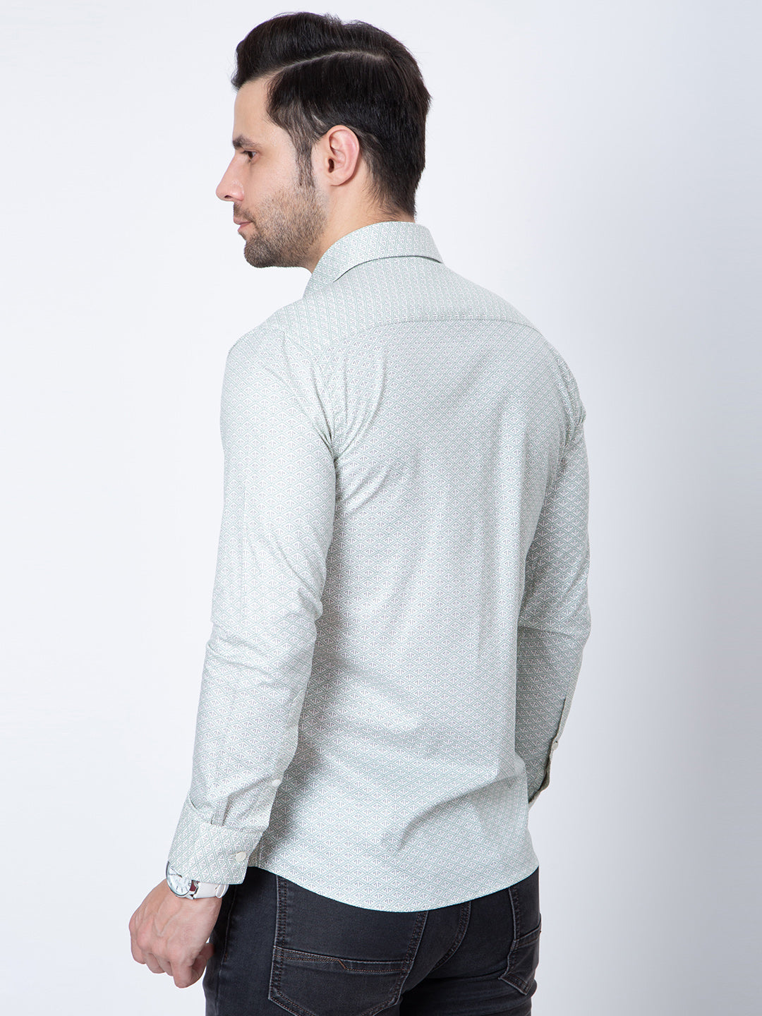 Mens Printed Regular Fit Shirt