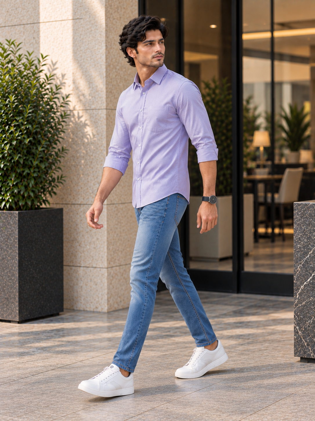 Men's Primium Purple Shirt