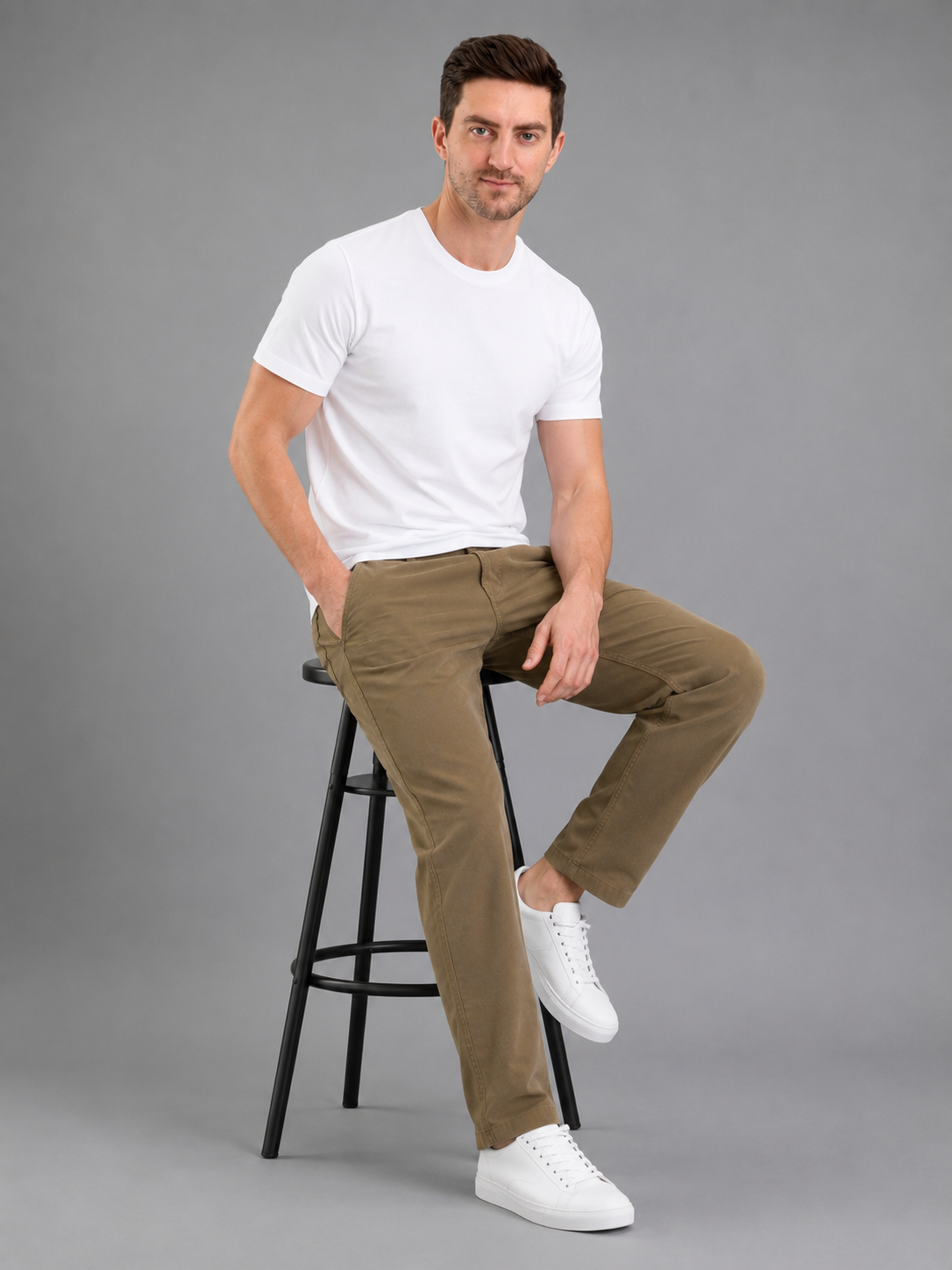 Men Jogger Cotton Lower with Pockets