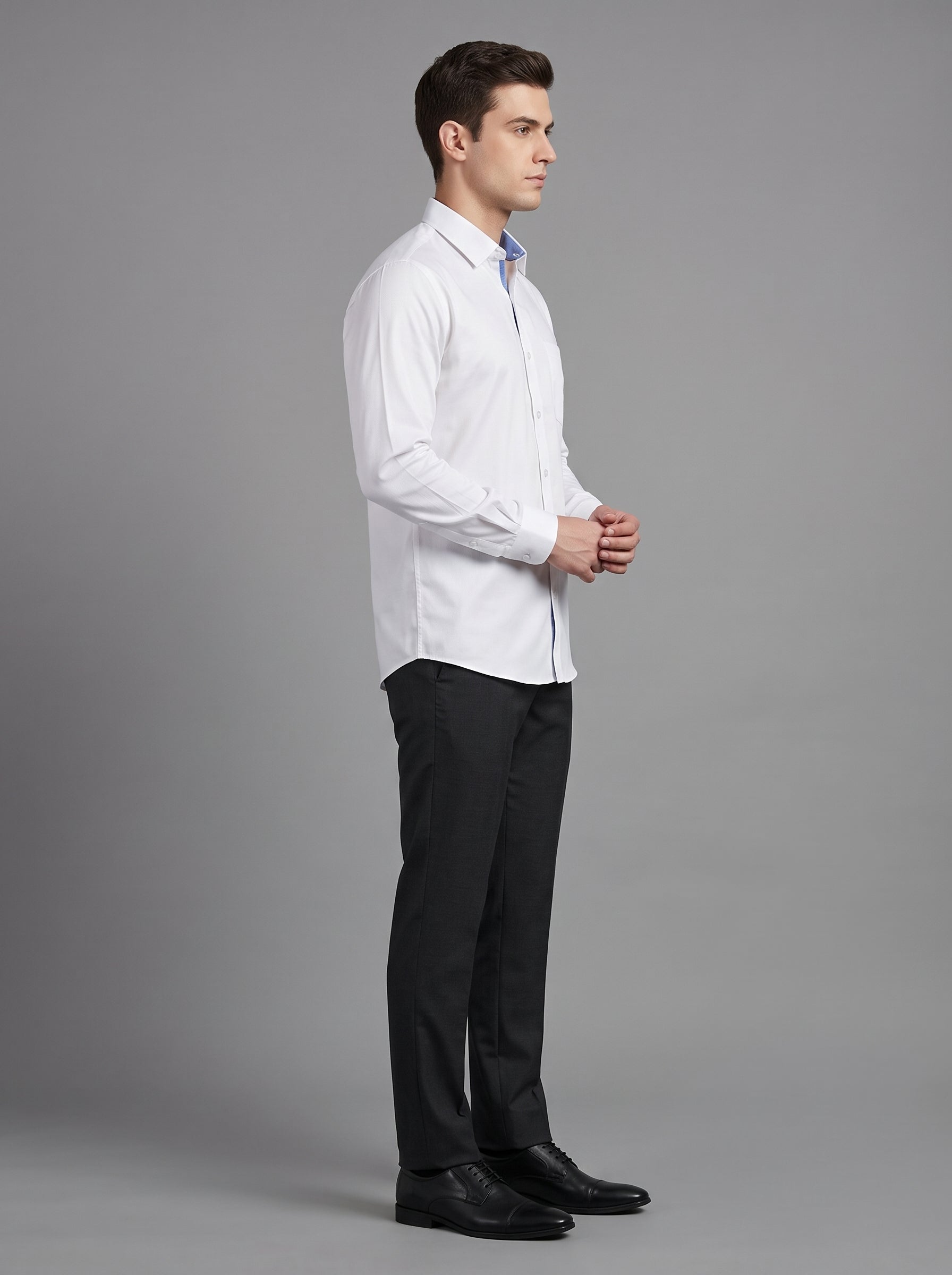 Men Premium Formal Satin Shirt Full Sleeve Regular Fit