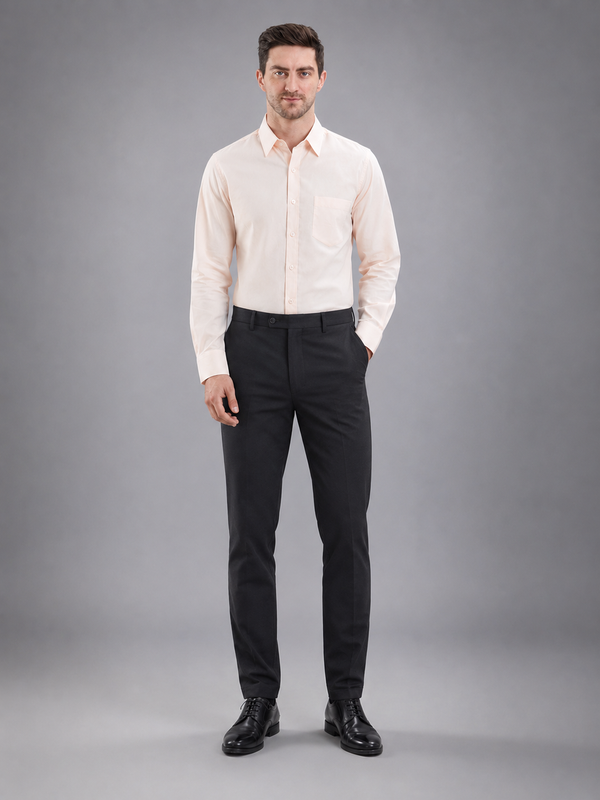 Men Full Sleeve's | Formal Cotton Shirt | Regular Fit | Yellow Color