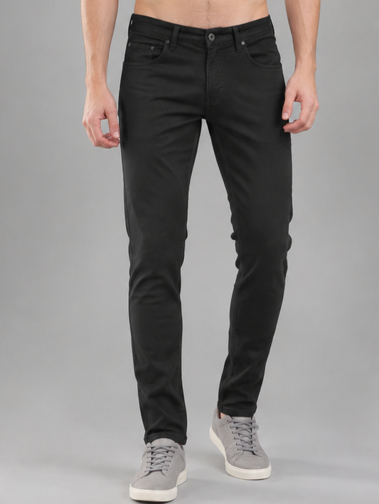 SPARKY Men | Stretch Narrow Fit | Black Jeans | Premium Casual Denim