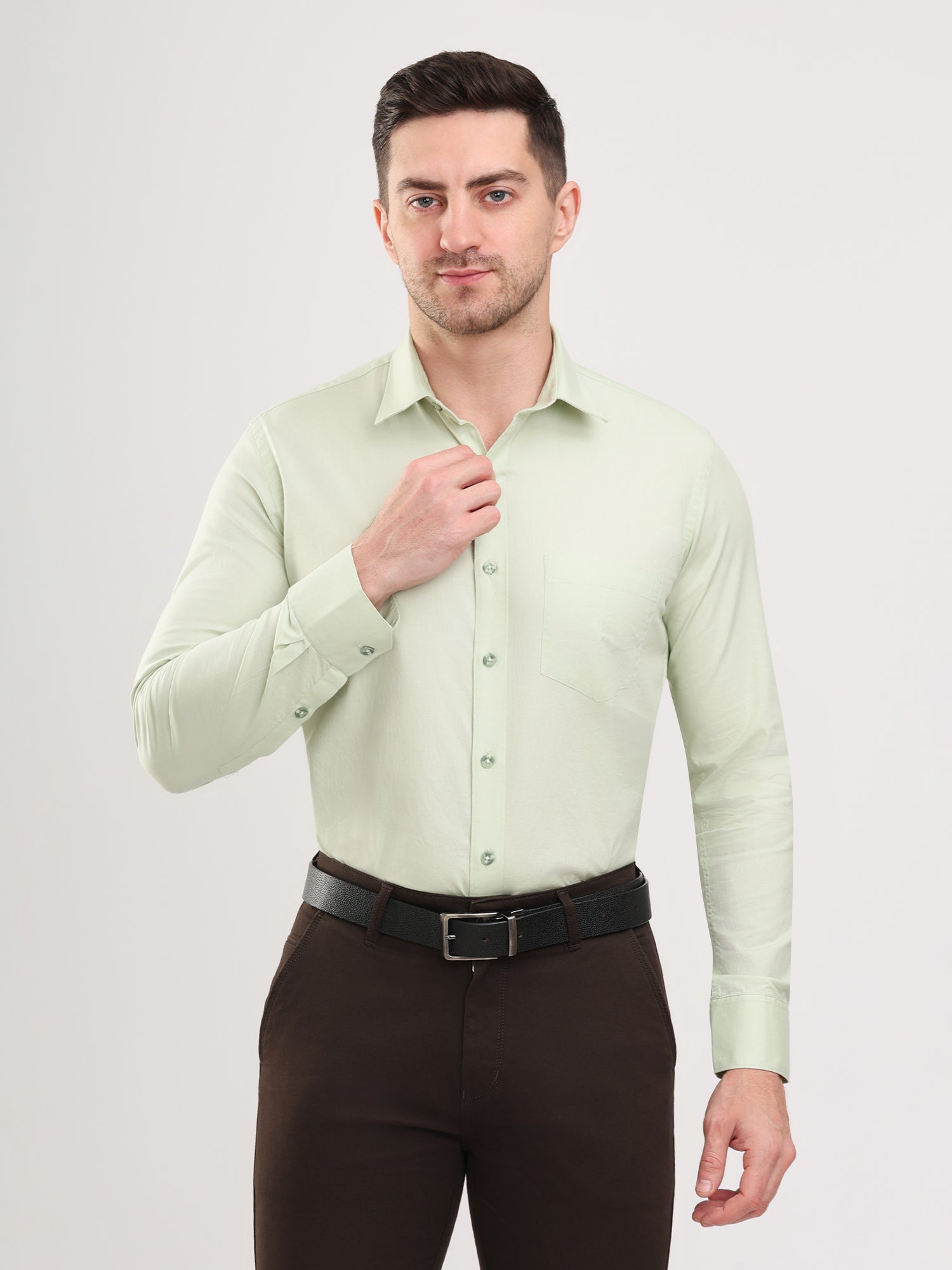 Men Pista Casual Twill Shirt