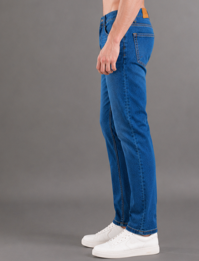 SPARKY Men | Stretch Narrow Fit | lIght Blue Jeans | Premium Casual Denim