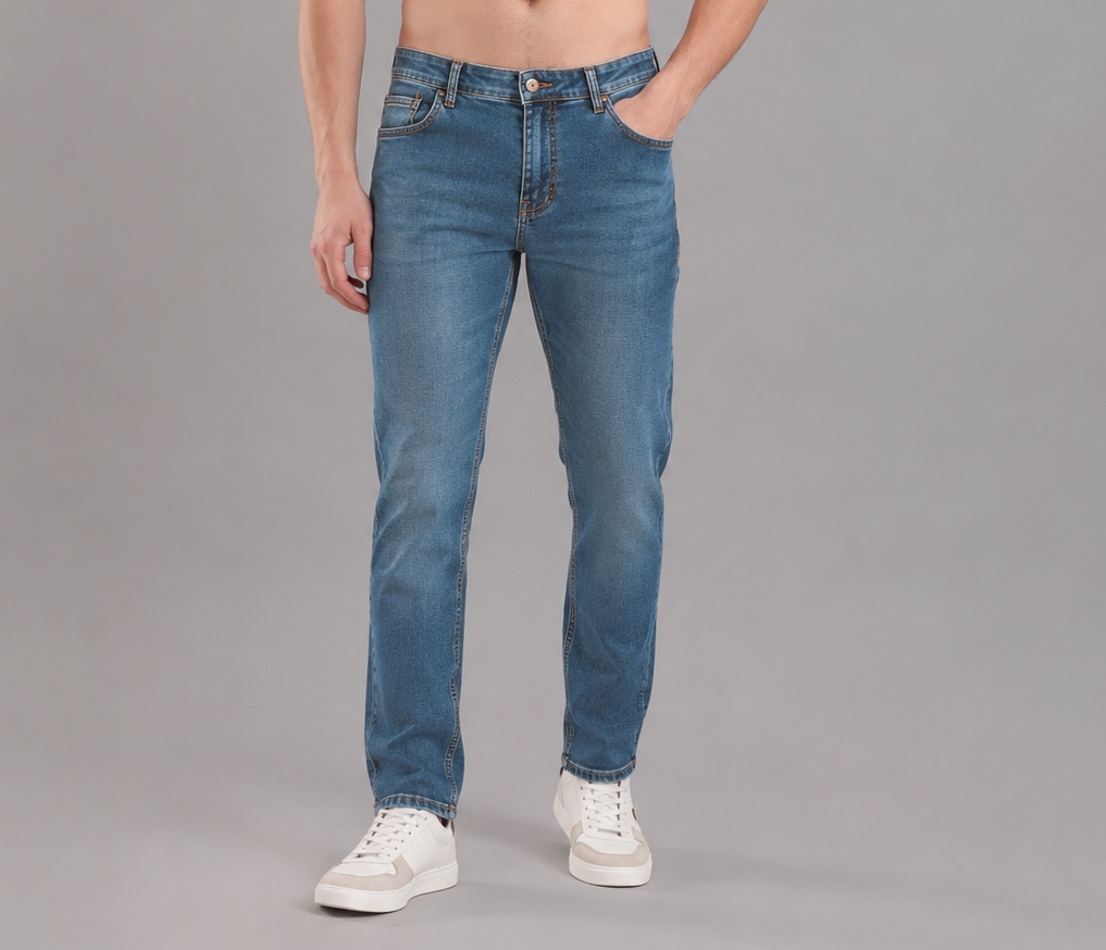 SPARKY Men | Stretch Comfort Fit | Light Blue Jeans | Premium Casual Denim