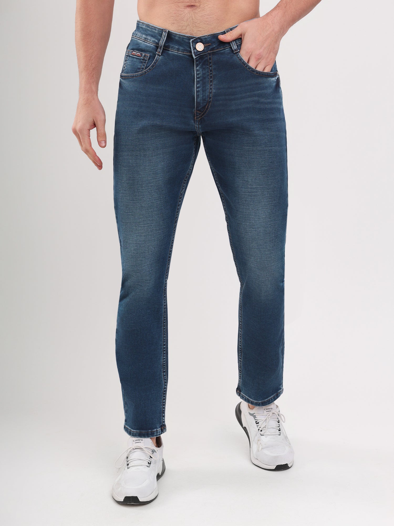 Men Blue Narrow Fit Denim