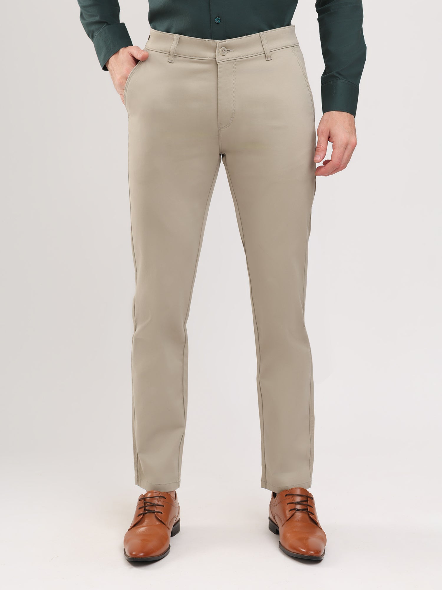 Men Slim Fit Pista Trouser Pant